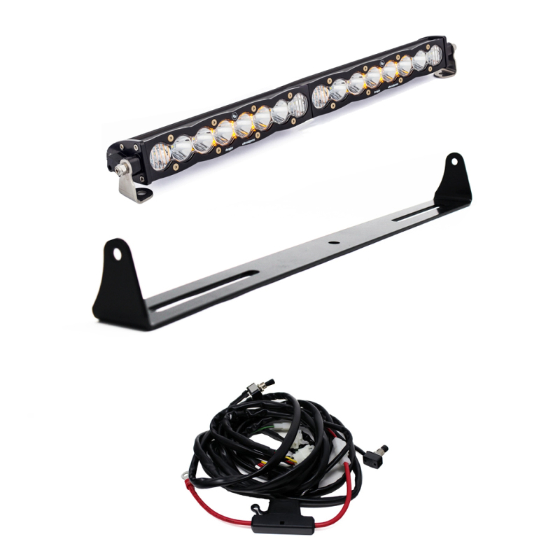 Picture of Baja Designs 07-13 Silverado 20in Bumper Mount Kit 20in S8