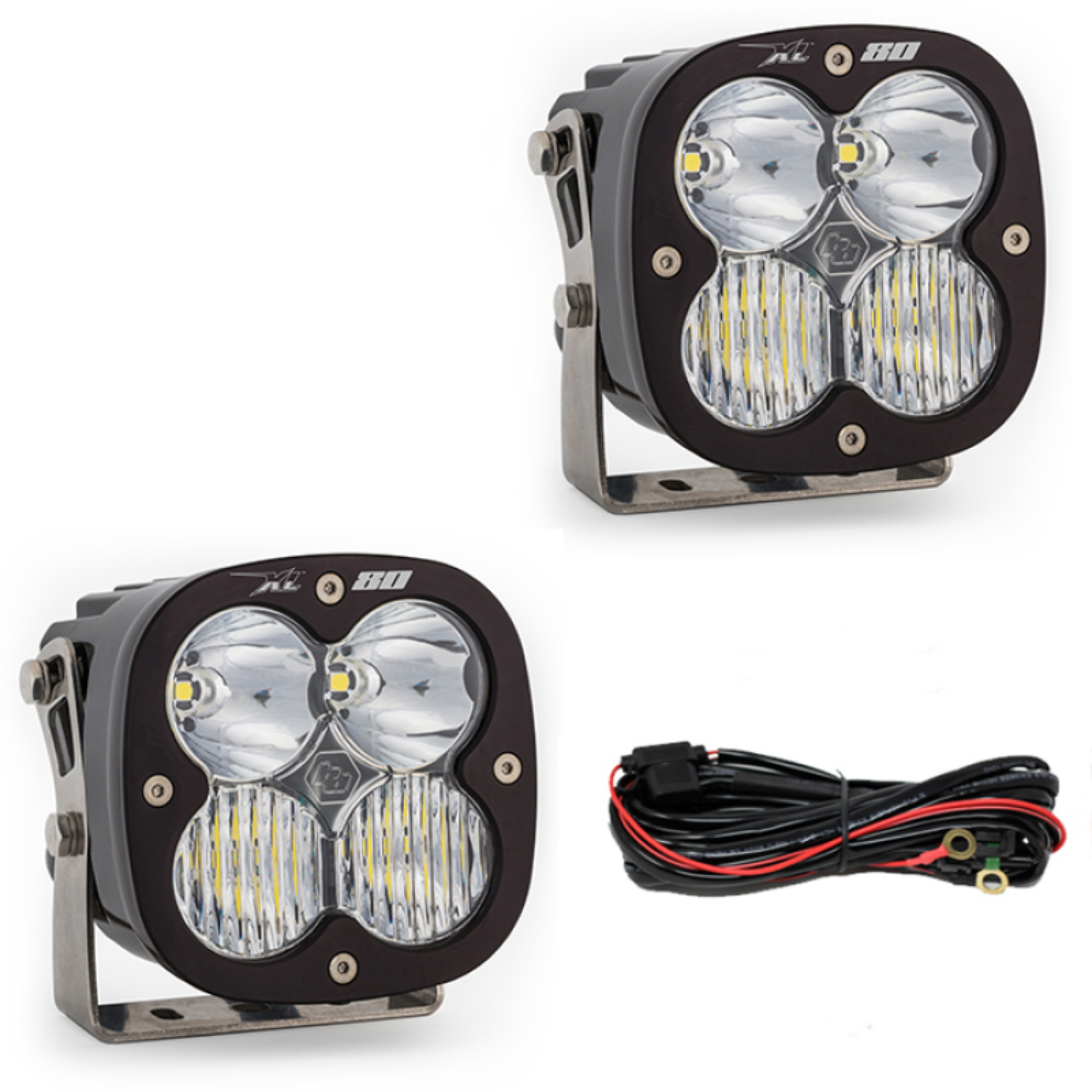 Picture of Baja Designs Jeep JL/JT Rubicon Steel Bumper LED Light Kit XL 80