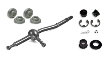 Picture of Torque Solution Short Shifter/Base/Shifter Cable/Gate Selector Bushing Combo: Mitsubishi Evo X 08-09