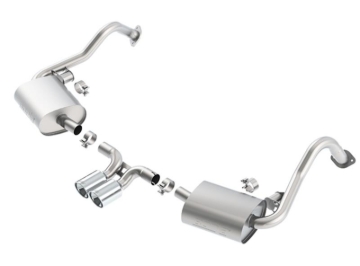 Picture of Borla 14-15 Porsche Cayman/Boxster (981) RWD 2Dr Dual Center Rear Exit Catback 4in Tip Exhaust Sys