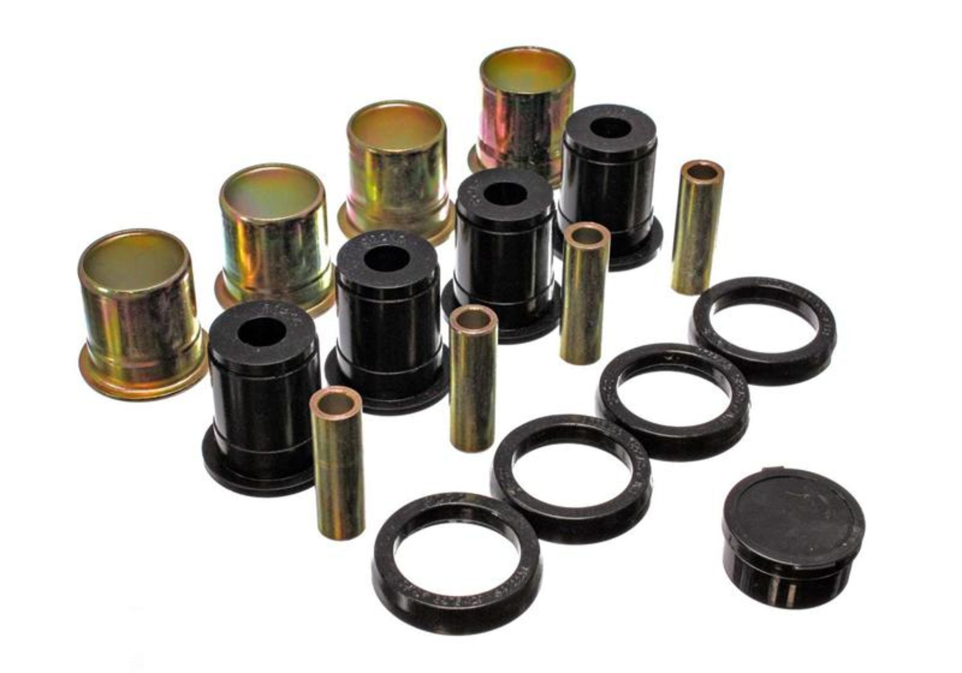 Picture of Energy Suspension Chevrolet/Pontiac Black Rear End Control Arm Bushing Set w/ Thrust Washer