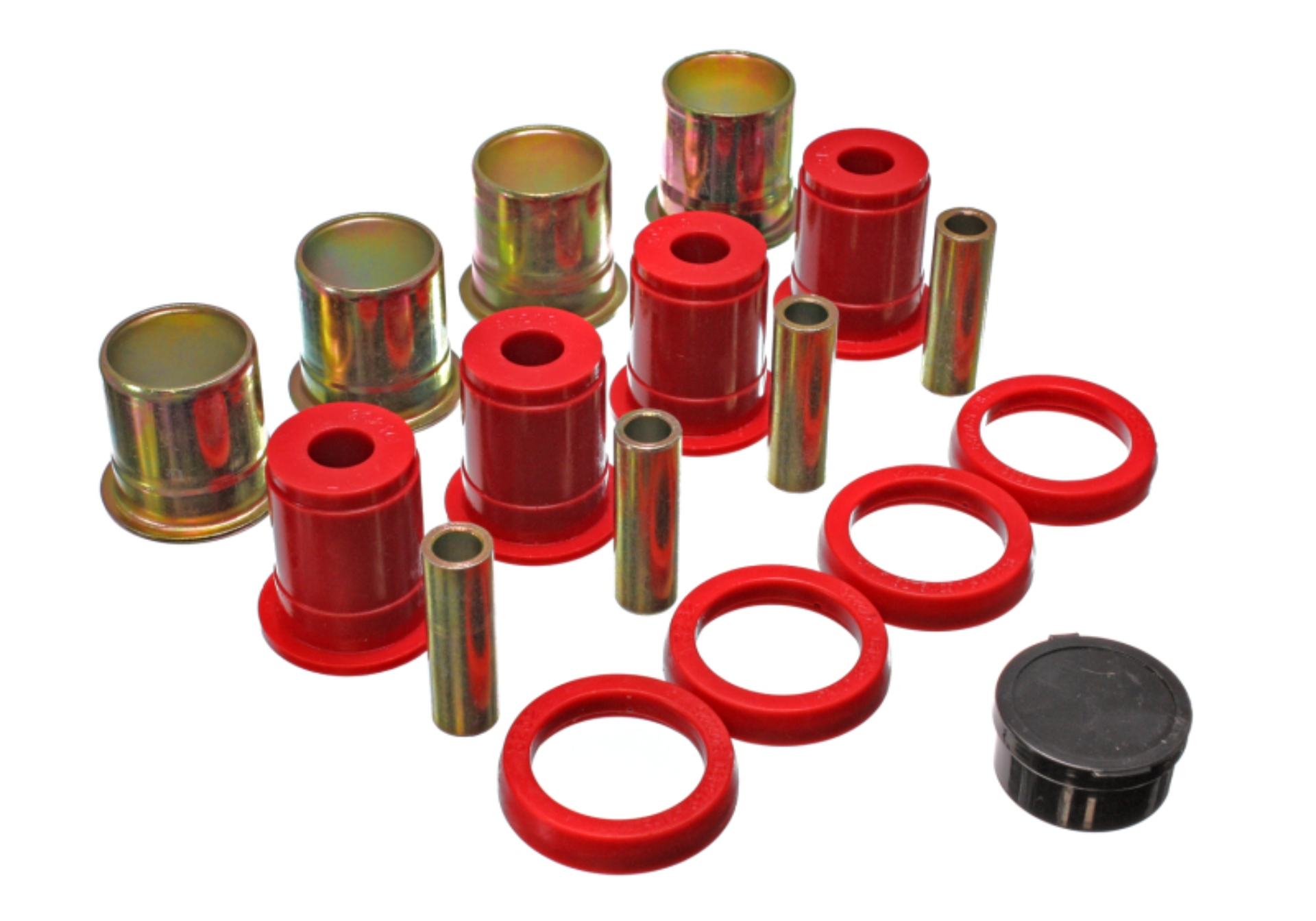 Picture of Energy Suspension Chevrolet/Pontiac Black Rear End Control Arm Bushing Set w/ Thrust Washer