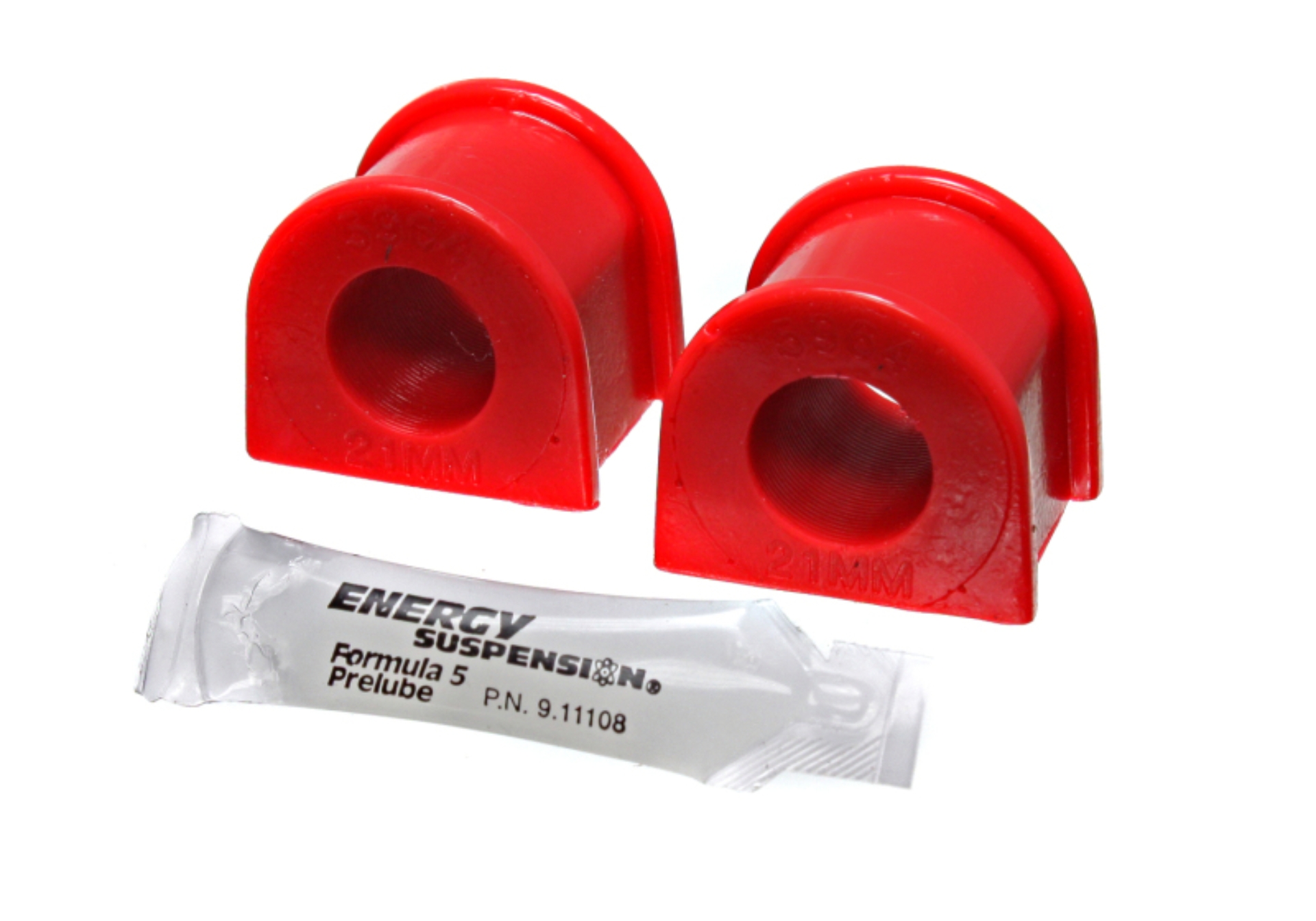 Picture of Energy Suspension Subaru Forester/Legacy/Outback/WRX Red 21mm Front Sway Bar Bushing Set