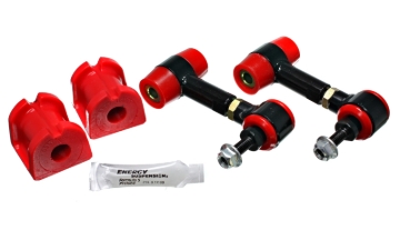 Picture of Energy Suspension 08-14 Subaru WRX Red 16mm Rear Sway Bar Bushing and End Link Set