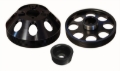 Picture of Torque Solution Lightweight WP/Crank/Alt Pulley Combo (Black): Hyundai Genesis Coupe 3.8 2010+