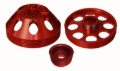 Picture of Torque Solution Lightweight WP/Crank/Alt Pulley Combo (Red): Hyundai Genesis Coupe 3.8 2010+