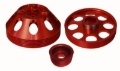 Picture of Torque Solution Lightweight WP/Crank/Alt Pulley Combo (Red): Hyundai Genesis Coupe 3.8 2010+
