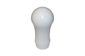 Picture of Torque Solution Delrin Tear Drop Tall Shift Knob (White): Universal 10x1.25