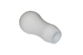 Picture of Torque Solution Delrin Tear Drop Tall Shift Knob (White): Universal 12x1.5