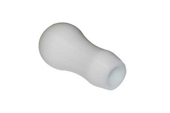 Picture of Torque Solution Delrin Tear Drop Tall Shift Knob (White): Universal 10x1.25