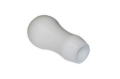 Picture of Torque Solution Delrin Tear Drop Tall Shift Knob (White): Universal 12x1.25
