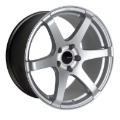 Picture of Enkei T6S 18x8 45mm Offset 5x112 Bolt Pattern 72.6 Bore Matte Silver Wheel