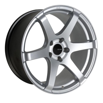 Picture of Enkei T6S 18x8 45mm Offset 5x114.3 Bolt Pattern 72.6 Bore Matte Silver Wheel