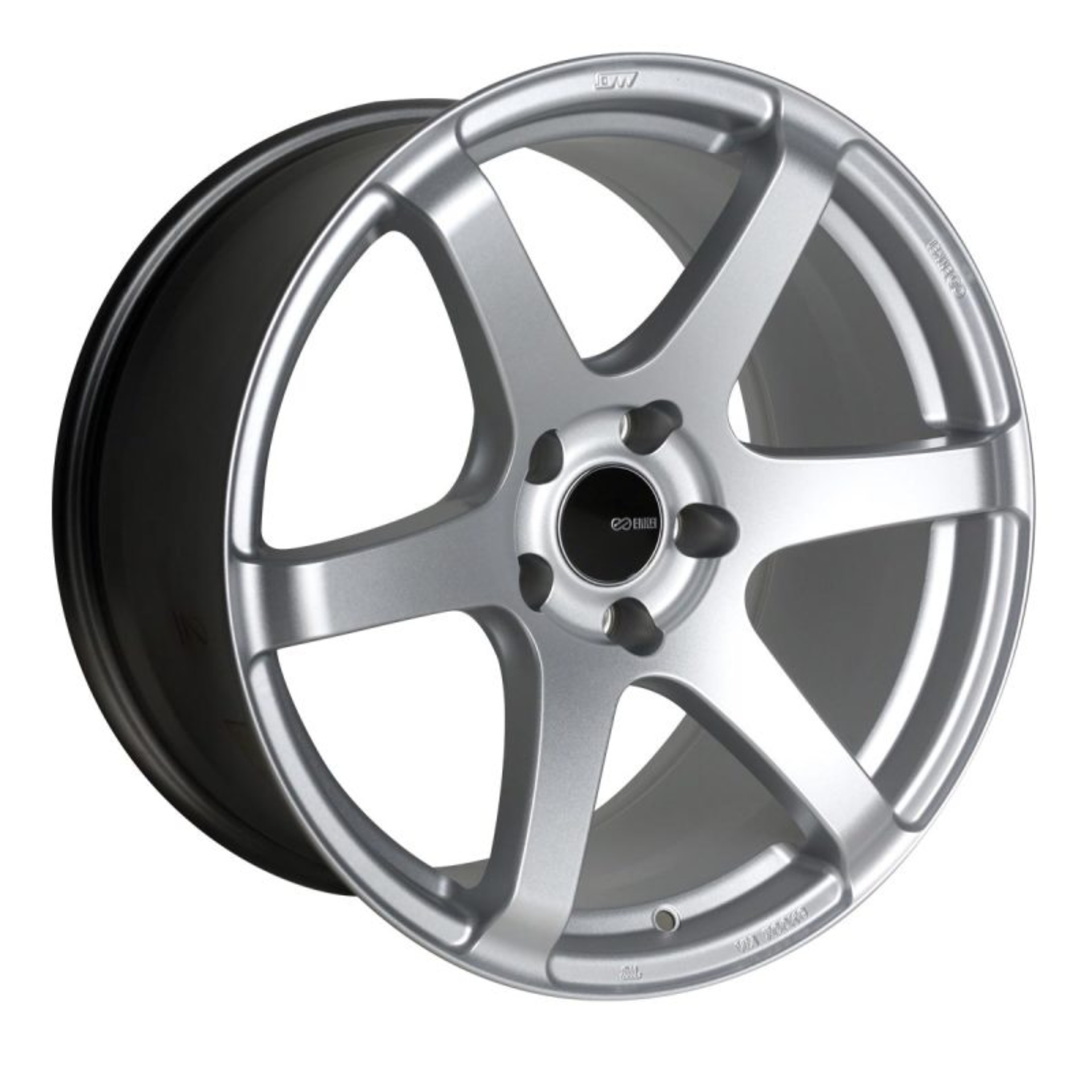 Picture of Enkei T6S 18x8.5 25mm Offset 5x114.3 Bolt Pattern 72.6 Bore Matte Silver Wheel