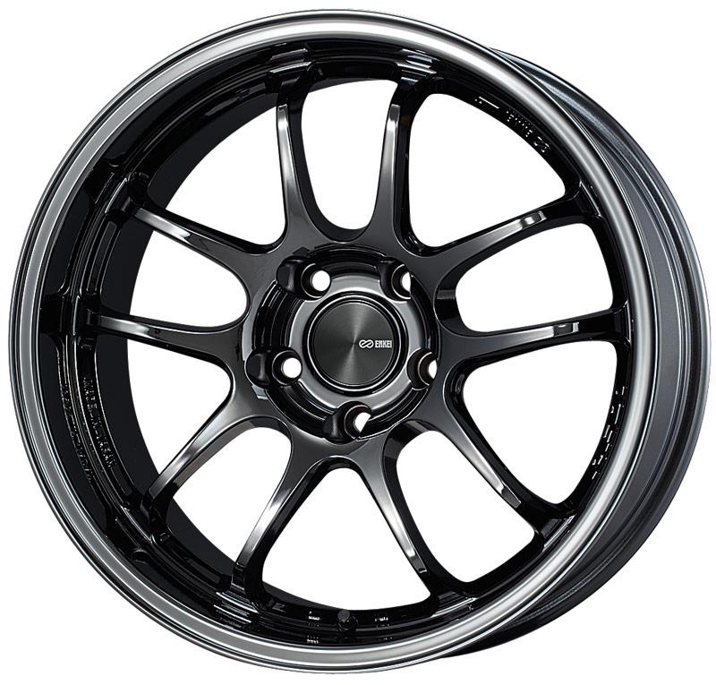 Picture of Enkei PF01EVO 18x9.5 22mm Offset 5x114.3 Bolt Pattern 75 Bore Matte Black Wheel (SPECIAL ORDER)