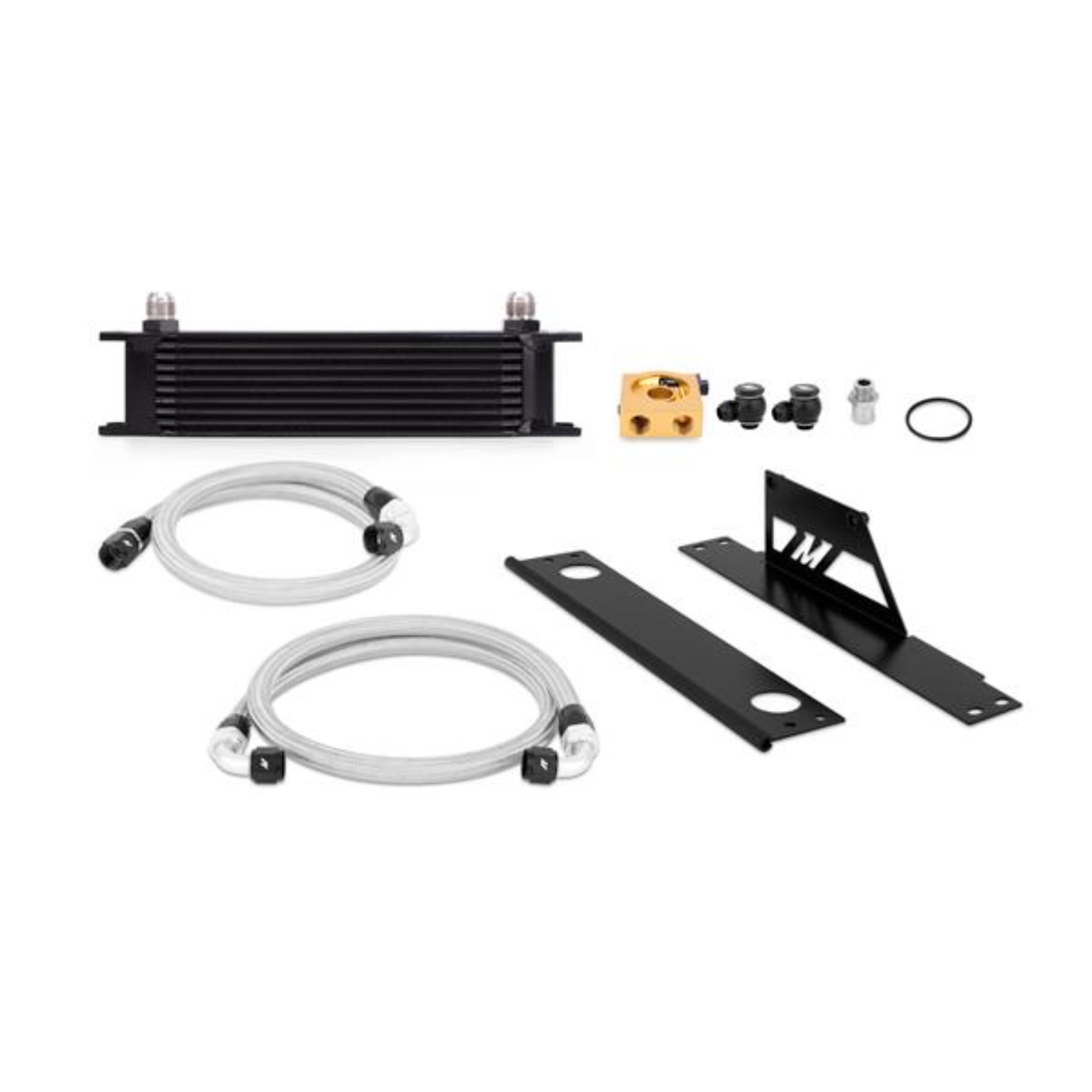 Picture of Mishimoto MM Oil Cooler-Kits-Tstat - MMOC-WRX-01TBK