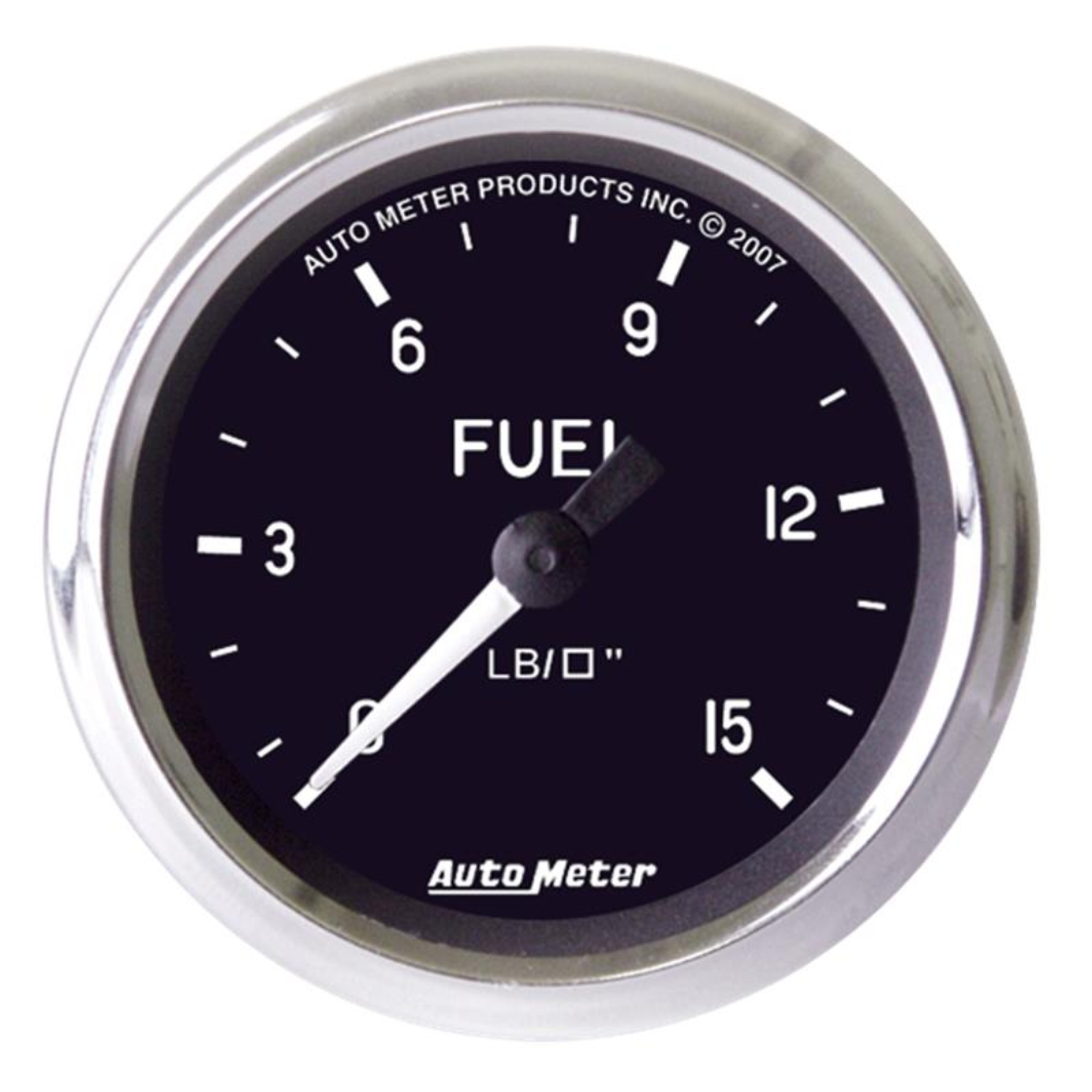 Picture of Autometer Cobra 2 inch 0-15 PSI w/ ISO Fuel Pressure Gauge