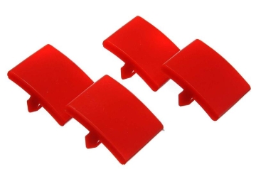 Picture of Energy Suspension 2005-07 Ford F-250/F-350 SD 2/4WD Rear Axle Bump Stop Set - Red