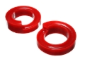 Picture of Energy Suspension 2005-07 Ford F-250/F-350 SD 2/4WD Front Coil Spring Isolator Set - Red