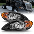 Picture of ANZO 2008-2016 International Prostar Crystal Headlights Black Housing (OE Replacement)