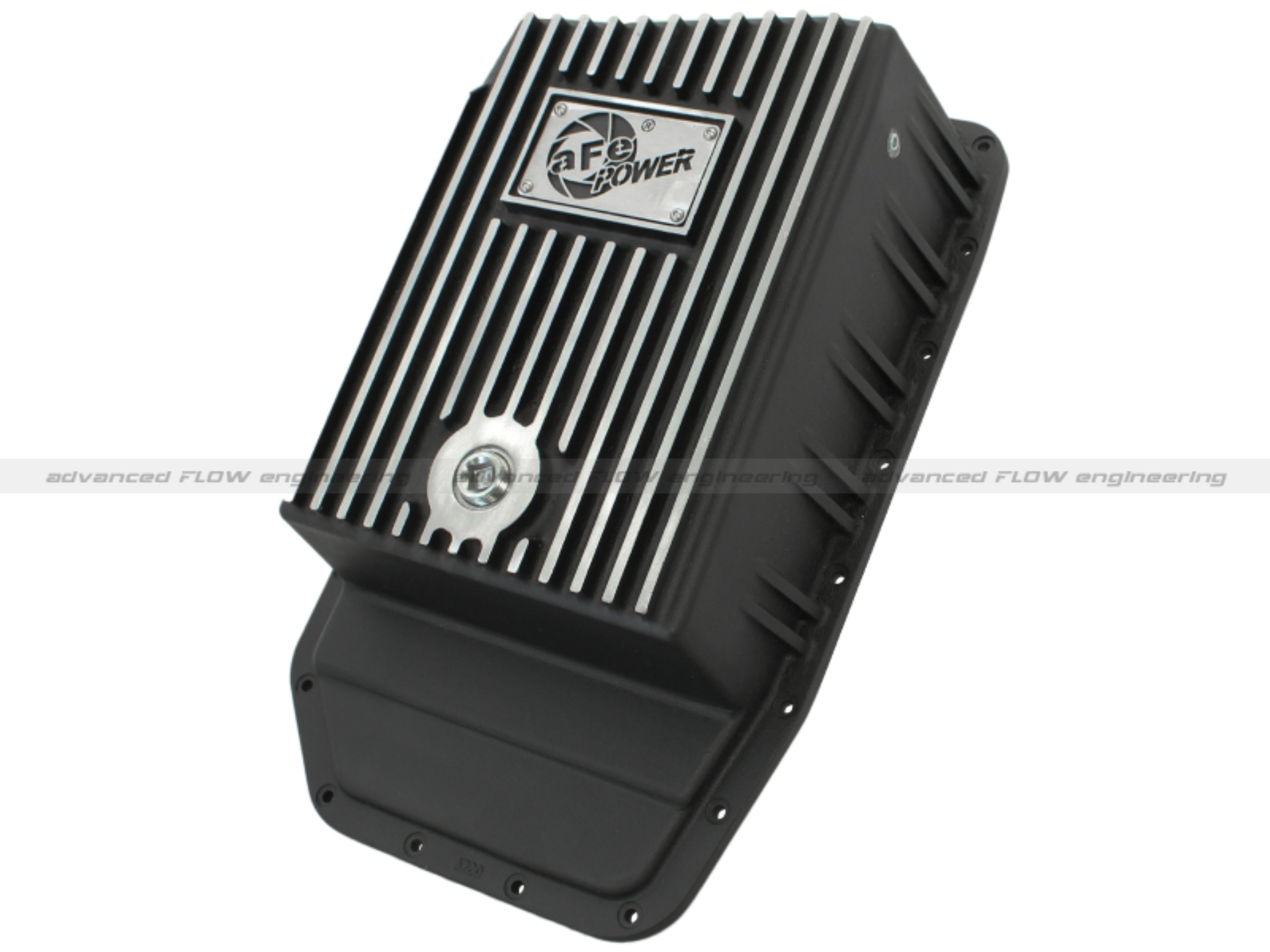 Picture of aFe Power Transmission Pan Black Machined 09-14 Ford 6R80 F-150 Trucks