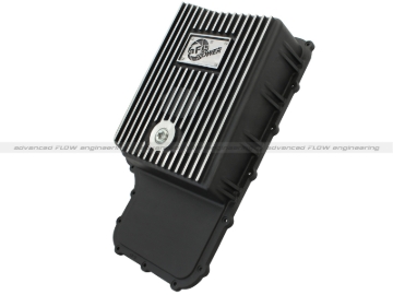 Picture of aFe Power Transmission Pan Black Machined 11-14 Ford 6R140 Trucks V8 6.7L (td)