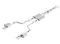 Picture of Borla 11-14 Dodge Challenger 3.6L AT/MT RWD 2Dr Single Split Rear Exit Rectangle Tip Catback Exhaust