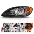 Picture of ANZO 2008-2016 International Prostar Crystal Headlights Black Housing (OE Replacement)