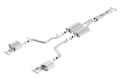Picture of Borla 11-14 Dodge Challenger 3.6L AT/MT RWD 2Dr Single Split Rear Exit Rectangle Tip Catback Exhaust