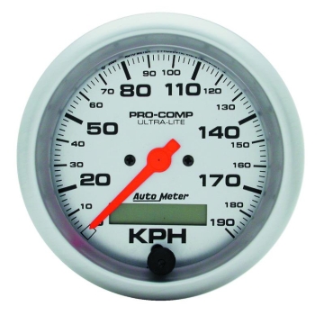 Picture of Autometer Ultra-Lite 3-3/8in Electronic 190 KPH Speedometer