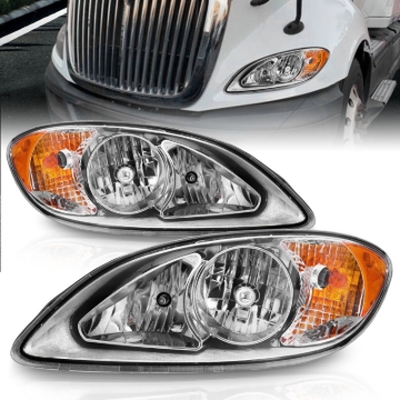 Picture of ANZO 2008-2016 International Prostar Crystal Headlights Chrome Housing