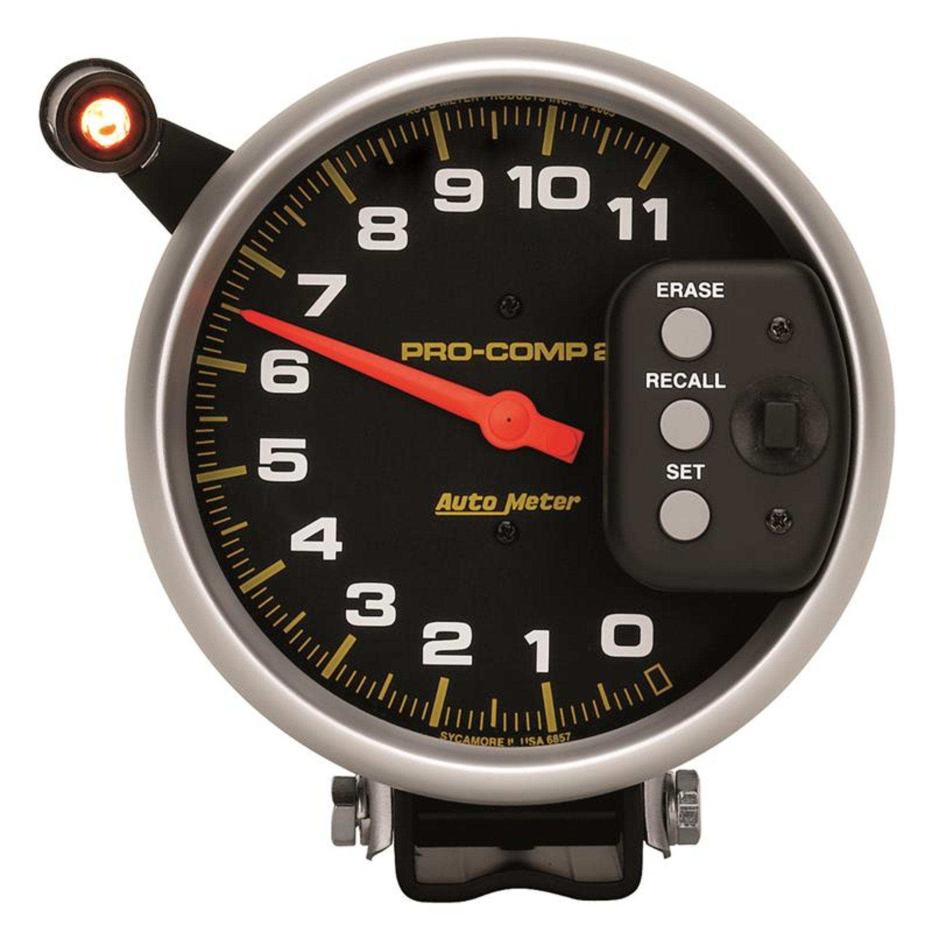 Picture of Autometer 5 inch 11000 RPM Single Range w/ Pro-Comp 2 & Memory Tachometer