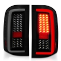 Picture of ANZO 2007-2013 Chevrolet Silverado1500/ 2500/ 3500 LED Tail Lights w/ Light Bar Black Housing Smoke