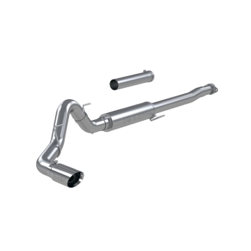 Picture of MBRP 2021+ Ford F150 2.7L/3.5L/5.0L 4in T304 Stainless Steel Cat-Back - RACE VERSION