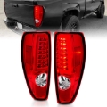Picture of ANZO 2004-2012 Chevrolet Colorado/ GMC Canyon LED Tail Lights w/ Light Bar Chrome Housing Red/Clear