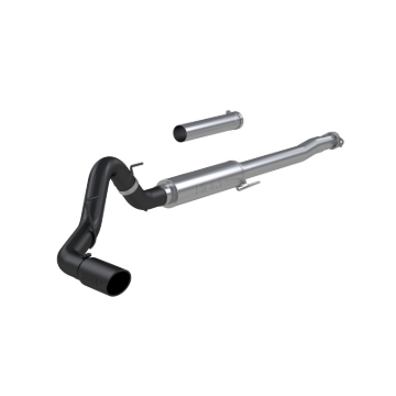 Picture of MBRP 2021+ Ford F150 2.7L/3.5L/5.0L 4in Black-Coated AL Steel Cat-Back - RACE VERSION