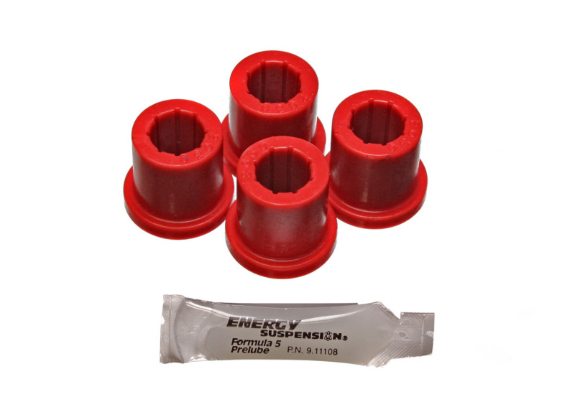 Picture of Energy Suspension 80-87 Toyota Pick Up Red Rear Spring Frame Shackle Bushing Kit