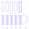 Picture of King Engine Bearings Performance Main Bearing Set - Size STD