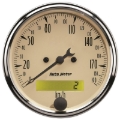 Picture of Autometer 3-1/8in 0-190km/h Antique Beige Elec. Programmable Speedometer