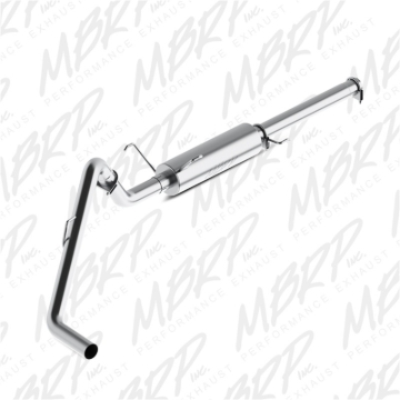 Picture of MBRP 2004-2005 Dodge Ram Hemi 1500 5.7L SC/CC-SB Cat Back Single Side AL P Series Exhaust