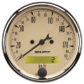 Picture of Autometer 3-1/8in 0-190km/h Antique Beige Elec. Programmable Speedometer