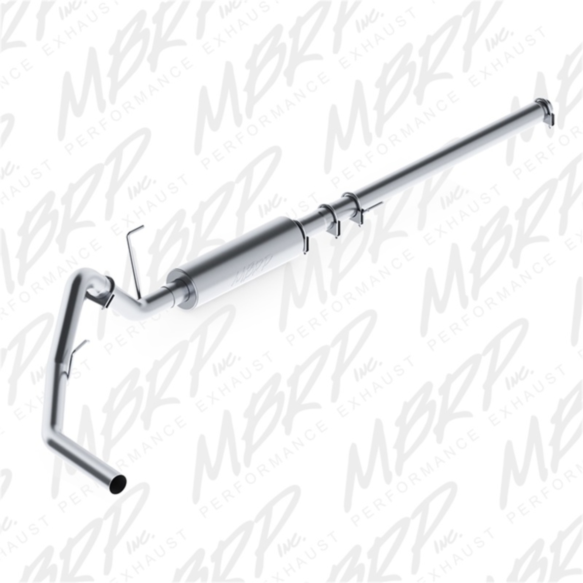 Picture of MBRP 2004-2008 Ford F150 EC/CC-SB 3in Cat Back Single Side AL P Series Exhaust