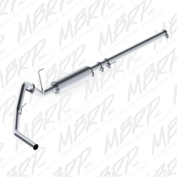 Picture of MBRP 2004-2008 Ford F150 EC/CC-SB 3in Cat Back Single Side AL P Series Exhaust