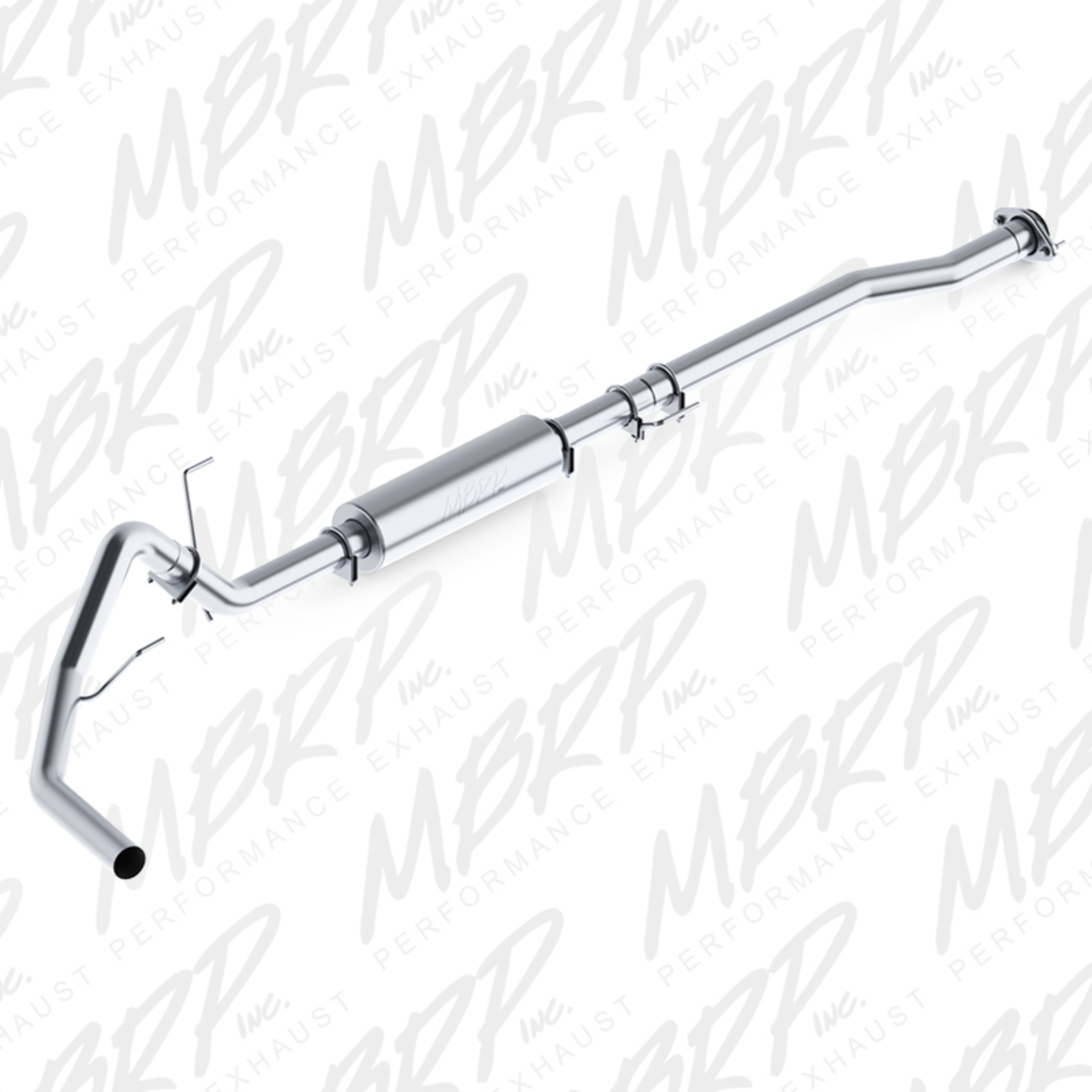 Picture of MBRP 2011-2014 Ford F150 V6 EcoBoost 3in Cat Back Single Side AL P Series Exhaust