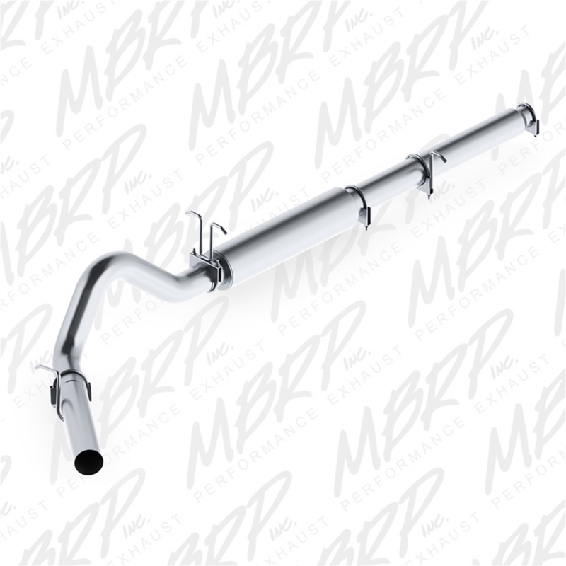 Picture of MBRP 1999-2004 Ford F-250/350 V-10 Cat Back 4in Single Side AL P Series Exhaust