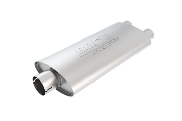 Picture of Borla Universal Center/Dual Oval 3in In/2.25in Out 19in x 4in x 9.5in Notched PRO-XS Muffler