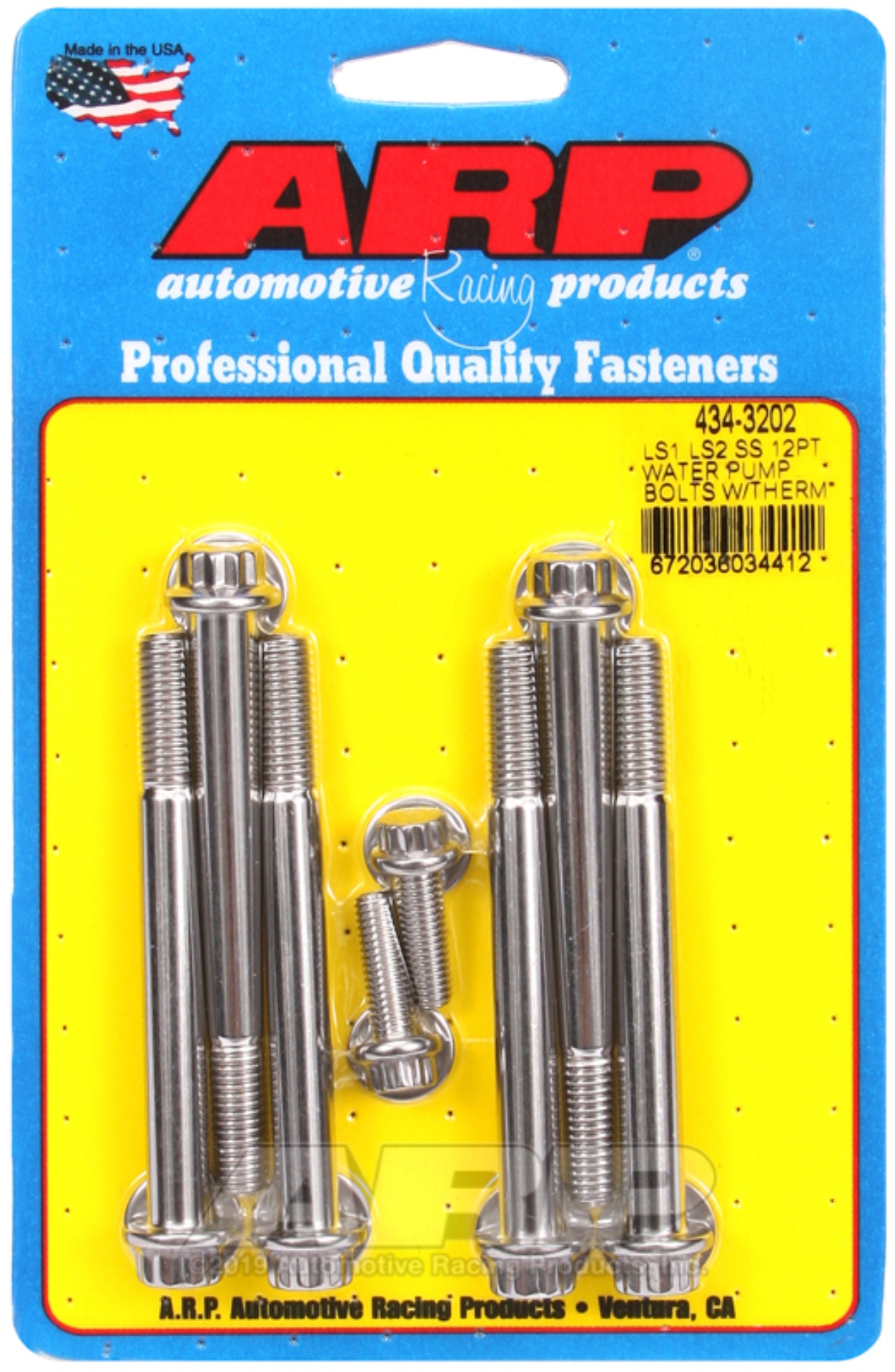 Picture of ARP Thermostat Hsg Bolt Kit Hardware Kits - 434-3202