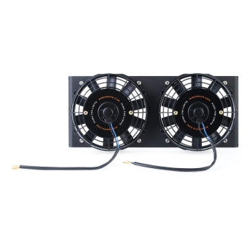 Picture of Mishimoto Universal 17in. Heavy-Duty Oil Cooler Fan Shroud - Micro Wrinkle Black