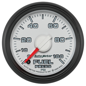 Picture of Autometer Factory Match 52.4mm Full Sweep Electronic 0-100 PSI Fuel Pressure Gauge Dodge