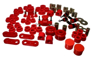 Picture of Energy Suspension 08-12 Subaru Impreza WRX Red Hyper-Flex Master Bushing Set
